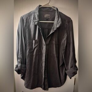 Universal Thread Dark Gray Shirt Jacket